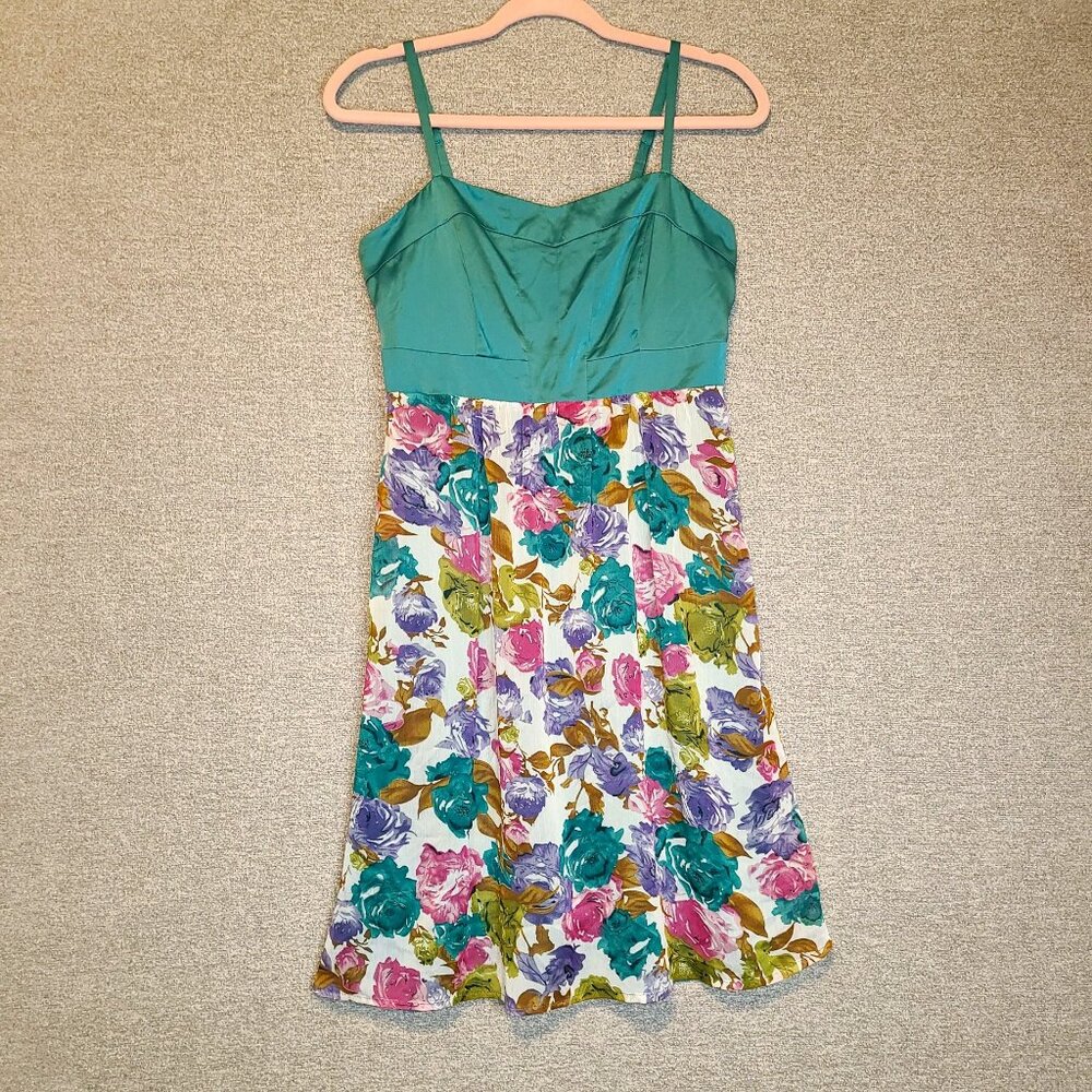 ROMY Floral Sundress Womens Sz M